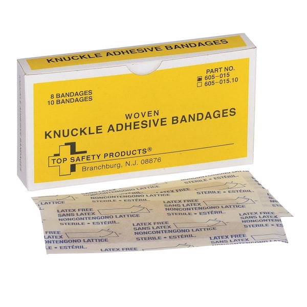 Top Safety Woven Knuckle Bandages 605015 LS Zoro